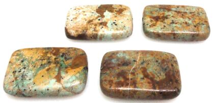 Jaspis impresja - prostokąt 25x18mm