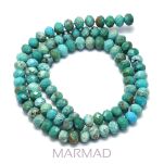 Turkus naturalny HuBei- oponka 6x4mm - 2