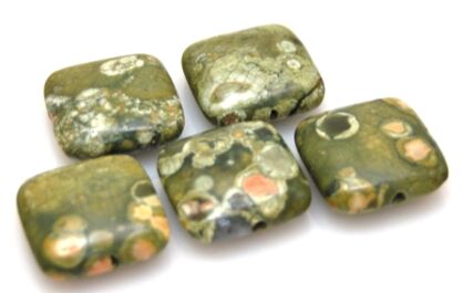 Riolit kwiatowy - kwadrat 18x18mm