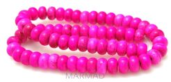 Howlit różowy - oponki 10x5mm
