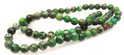 Jaspis cesarski zielony - kula 6mm