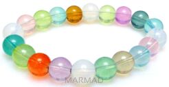 Bransoletka kolorowy opalit kule 10mm - 18cm