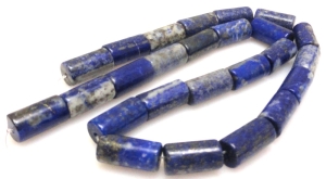 Lapis lazuli walec 16x8mm - sznur 40cm