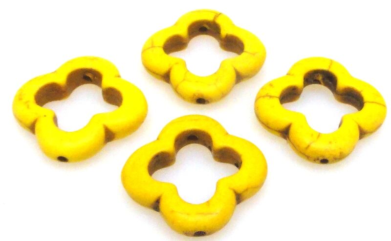 Howlit - kwiatek 18mm - żółty