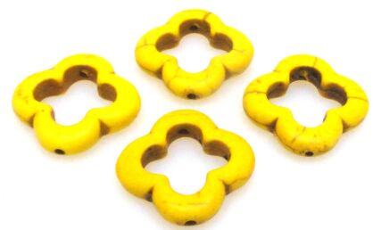 Howlit - kwiatek 18mm - żółty