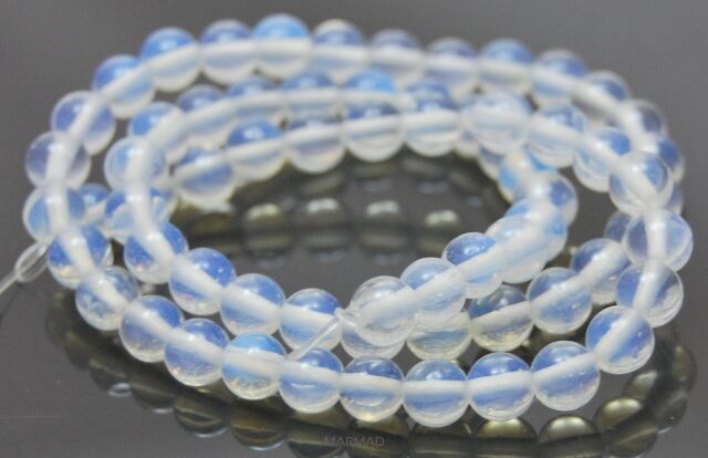 Opal, opalit biały - kula 5mm