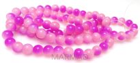 Koraliki cieniowane - kula 10mm - różowe - 2