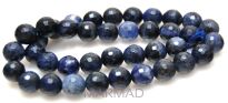 Sodalit fasetowany - kula 10mm