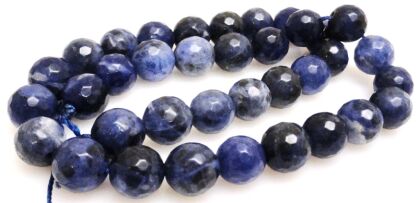 Sodalit fasetowany - kula 10mm