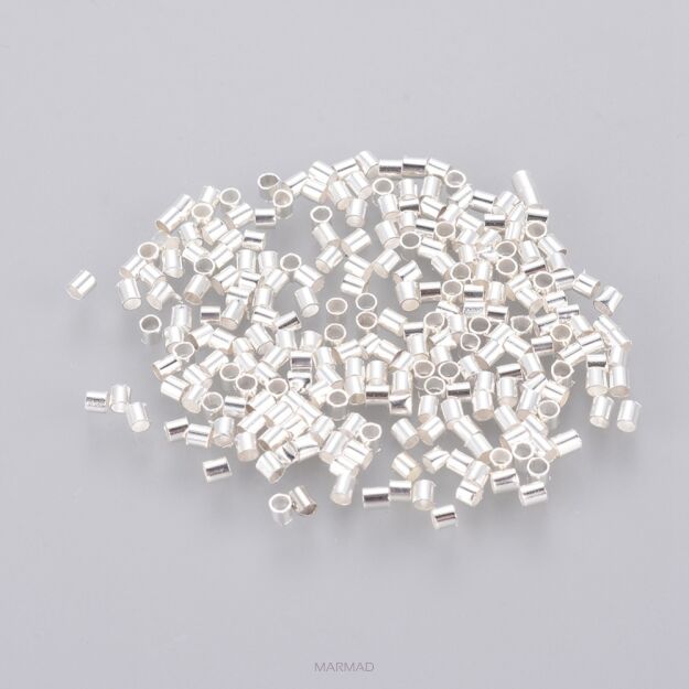 Walec zaciskowy- 1,5mm - kolor srebrny