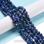 Kianit (kyanit) fasetowany - bicone beczułka 6mm - 2