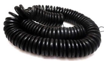 Kokos - talarki 20x3mm - czarny
