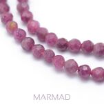 Rubin naturalny fasetowany - kula 3,5mm