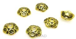 Czapeczki bali na korale kwiatek 7mm