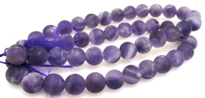 Ametyst matowy - kula 8mm