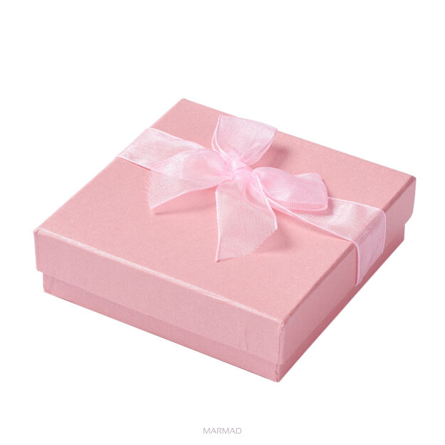 Opakowanie ozdobne na biżuterie- na bransoletkę- różowe