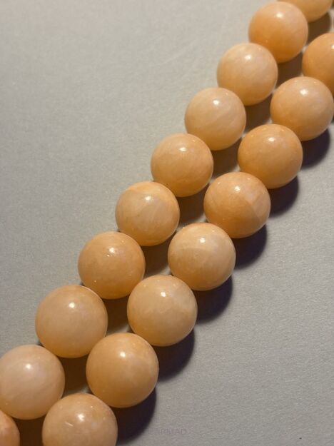 Jadeit naturalny - kula 16mm- cielisty