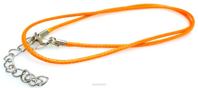Nośnik z zapięciem, baza naszyjnik - pomarańczowy