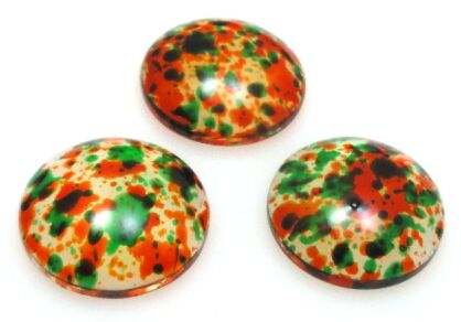 Kaboszon szklany - moneta 16mm