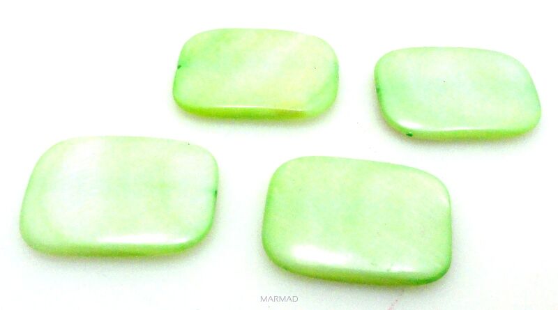 Muszla /Masa perłowa - prostokąt 25x18mm