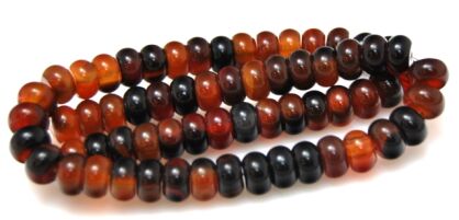 Agat brązowy - oponka 10x5mm