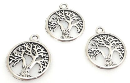 Zawieszka - drzewko szczęścia 18x16mm