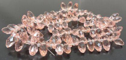 Kryształki fasetowane - briolette12x6mm