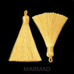 Chwost poliester- żółty- 8,5cm - 2