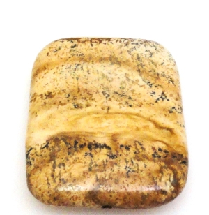 Jaspis obrazkowy - na wisior - prostokąt 40x30mm