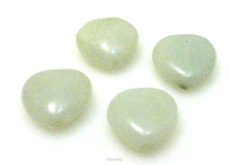 Amazonit - serce 14mm