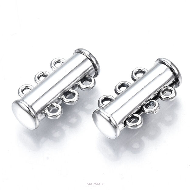 Zapięcie magnetyczne typu slide - 3 oczka