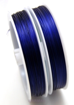 Linka jubilerska niebieska - średnica 0,45mm