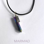 Zawieszka - kwarc tytanowy tęczowy 35-58mm - 22