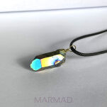 Zawieszka - kwarc tytanowy tęczowy 35-58mm - 5