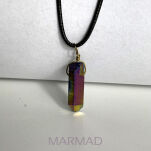 Zawieszka - kwarc tytanowy tęczowy 35-58mm - 10