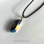 Zawieszka - kwarc tytanowy tęczowy 35-58mm - 12