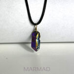 Zawieszka - kwarc tytanowy tęczowy 35-58mm - 13