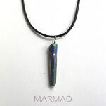 Zawieszka - kwarc tytanowy tęczowy 35-58mm - 17