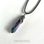 Zawieszka - kwarc tytanowy tęczowy 35-58mm - 21