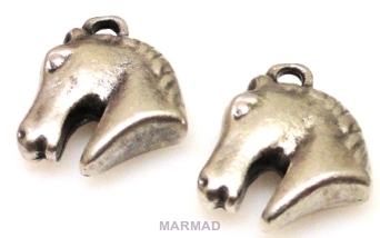 Zawieszka - głowa konia 20x15mm 