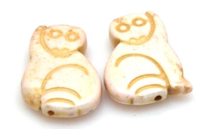 Howlit - kot 30x20mm - kremowy