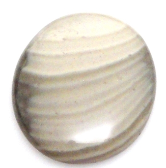 Kaboszon krzemień pasiasty owal 40x30x6mm