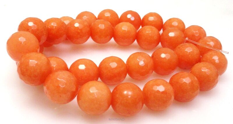 Jadeit fasetowany - kula 12mm