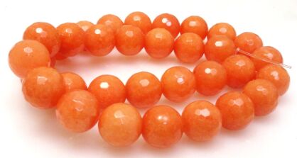 Jadeit fasetowany - kula 12mm