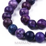 Turkus naturalny amerykański - kula 8mm - fioletowy - 3