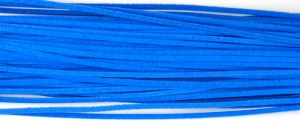 Rzemień skórzany kolor niebieski - grubość 1x3mm