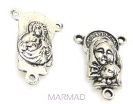 Zawieszka - medalik, łącznik dwustronny 22x15mm Dewocjonalia