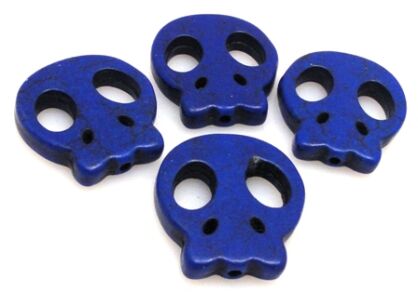 Howlit - czaszka 20x20mm - niebieski