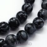 Obsydian śnieżny - kula 10mm