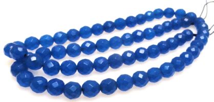 Jadeit fasetowany - kula 6mm 